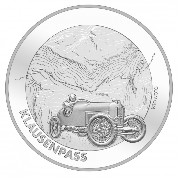 (2018) Монета Швейцария 2018 год 20 франков &quot;Перевал Клаузен&quot;  Серебро Ag 835  PROOF